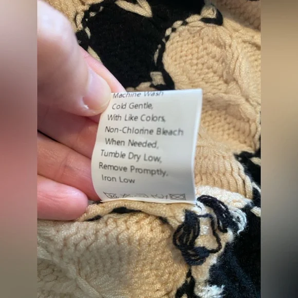 KIRUNDO Cardigan Chunky Lantern Sleeve Open Front NWT SM - Picture 10 of 10